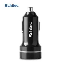 Pengecas Kereta 5V 2A Bentuk Silinder Hitam