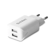 CE,FCC,ROHS Disahkan Pengecas Dinding Dwi USB Berkualiti Tinggi 3.1a