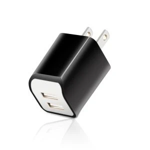 Telefon Bimbit 5V 2.1A Pengecas Dwi Port Berwarna-warni Pengecas Dinding USB