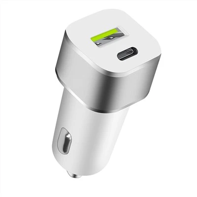 Pengecas Kereta USB 2 Port Berkualiti Tinggi