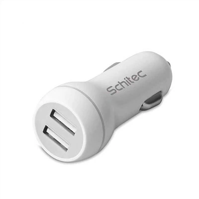 Pengecas Kereta Portable 2 Port USB 2.1A
