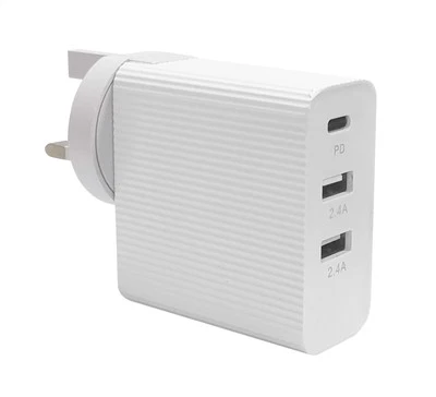 5V 2A UK Plug Pengecas dinding dwi port