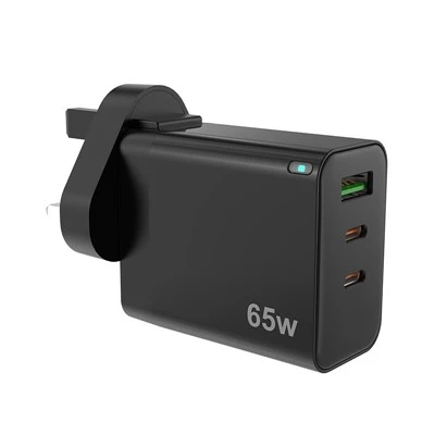 Pengecas Telefon Mudah Alih PD 65w 3 Port
